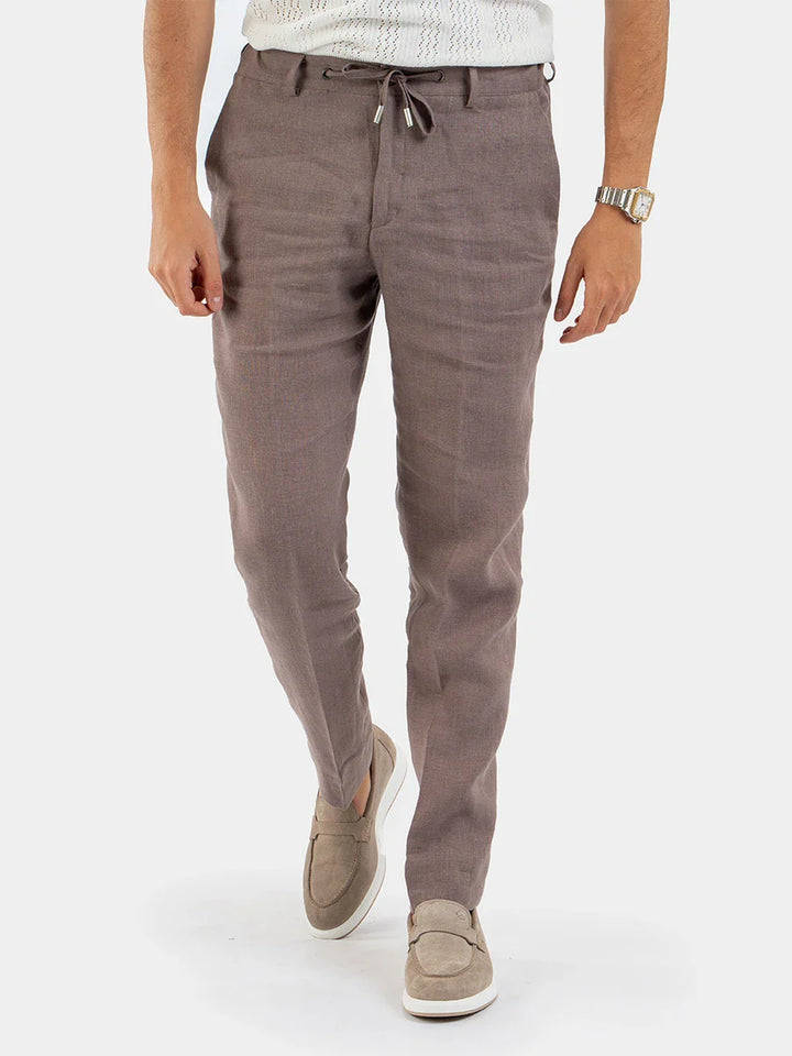 Men's Straight Leg Linen Pants