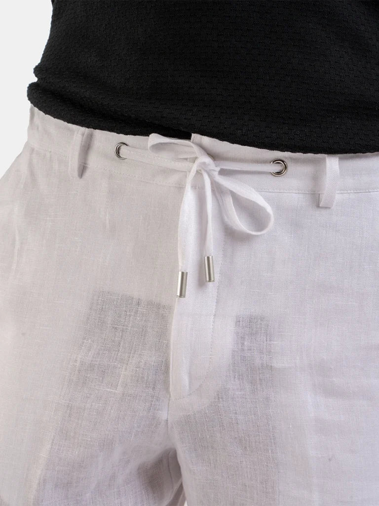 Men's Straight Leg Linen Pants