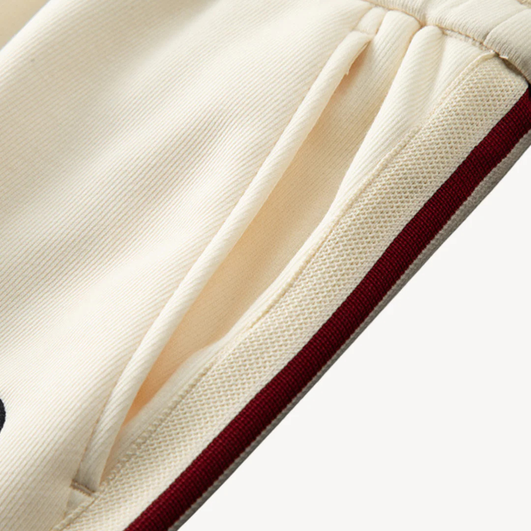 Men's Two Piece Set with Quarter Zip Top and Jogger Pants