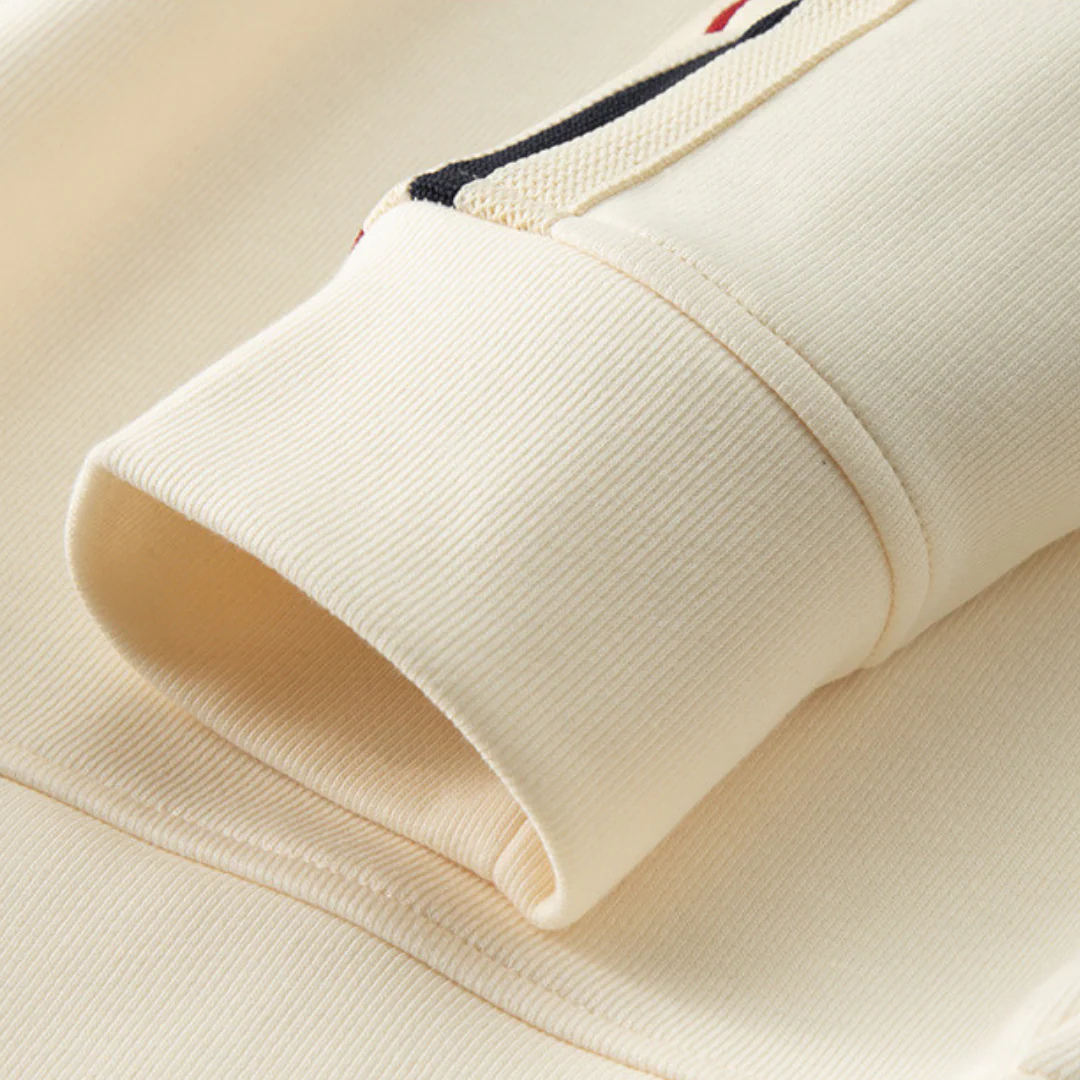 Men's Two Piece Set with Quarter Zip Top and Jogger Pants