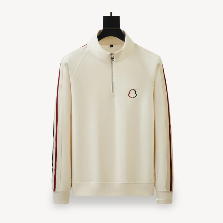 Men's Two Piece Set with Quarter Zip Top and Jogger Pants