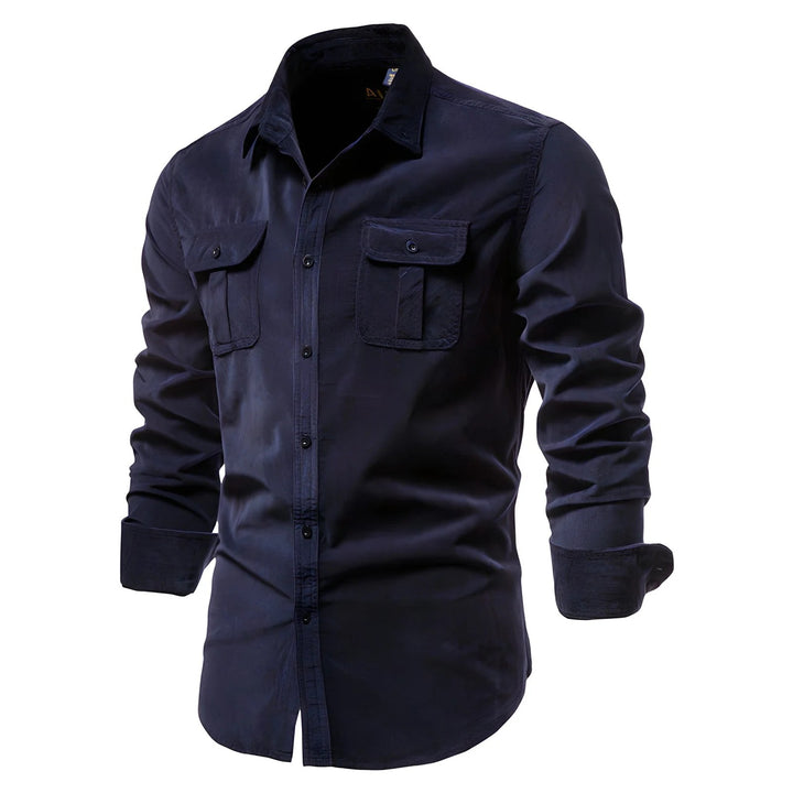 Men’s Corduroy Shirt with Long Sleeves