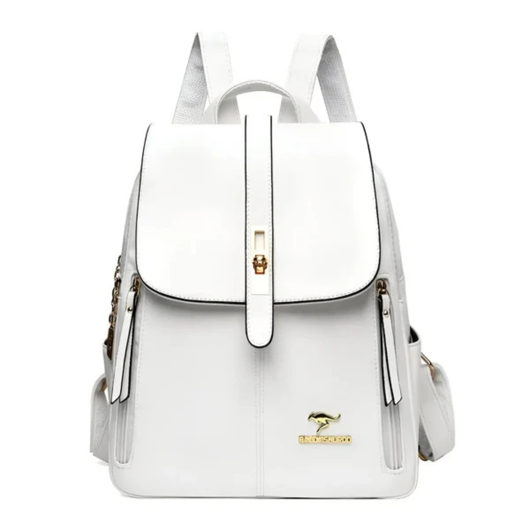 Women's Backpack with Flap Closure and Adjustable Shoulder Straps