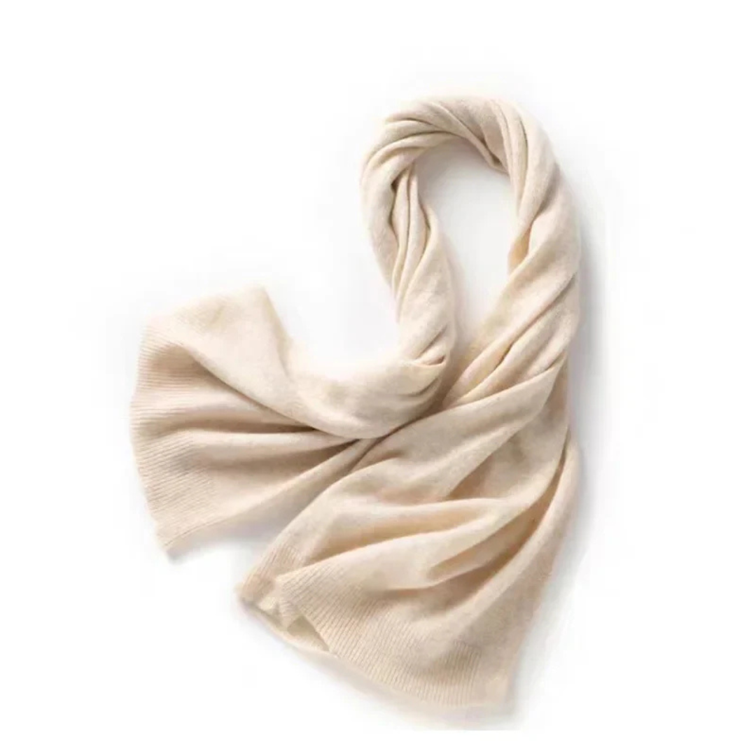 Women's Open Front Knit Shawl with Ribbed Edges