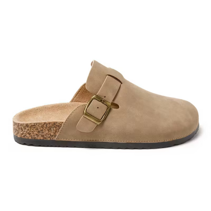 Women's Slip-On Clogs with Adjustable Buckle Strap