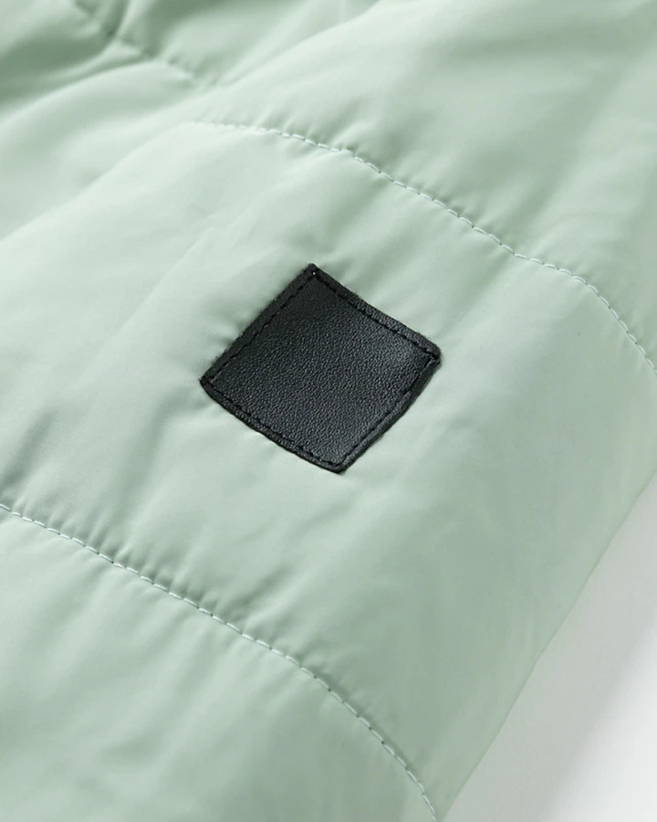 Women's Quilted Parka Coat with Faux Fur Lined Hood