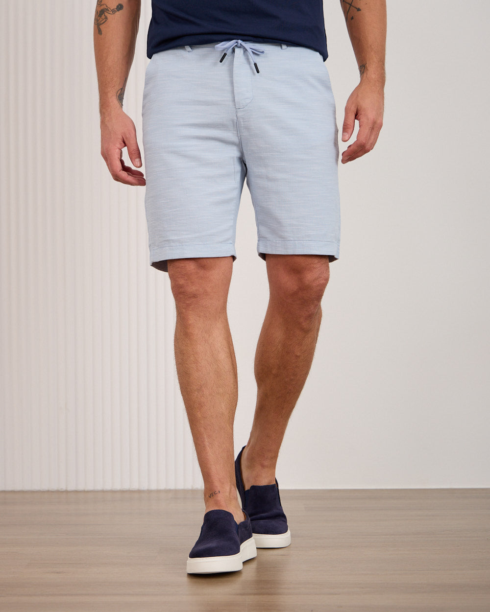 Men's Slim Fit Drawstring Shorts
